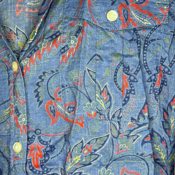 Colorful Long-Sleeve Paisley Ralph Lauren Button-Up - Picture 4 of 4